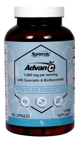 Synergy Advan-c 1,000mg, Quercetina Y Bioflavonoides 180 Cáp