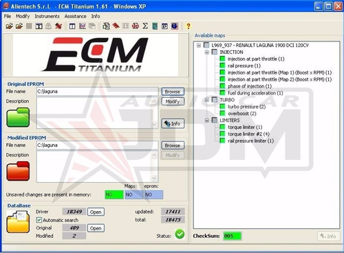 Ecm Titanium 1.61 Software Potenciacion Chiptuning