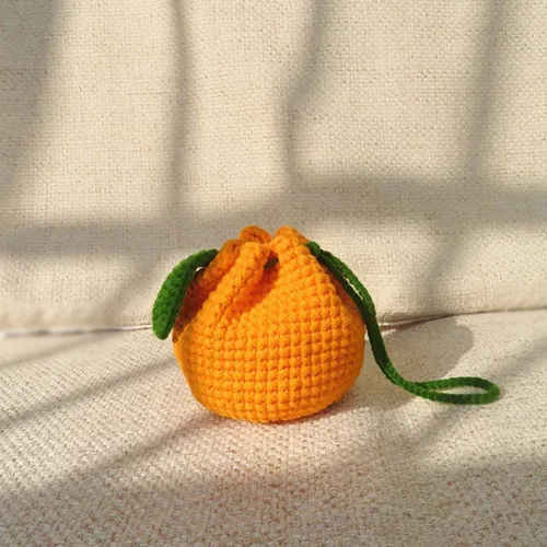Bolsa De Almacenaje Pequeña Con Forma De Mandarina,...