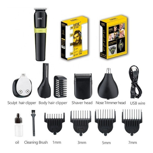 Imagen 10 de 10 de Maquina De Afeitar Recargable Corta Pelo Recargable Max