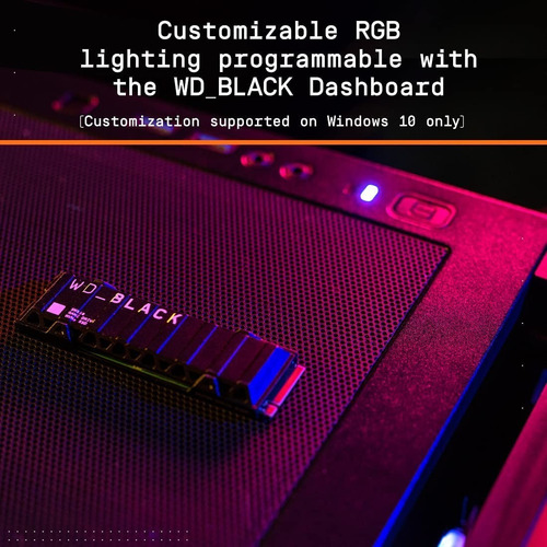 Imagen 8 de 8 de Ssd Interno Wd Black Sn850 500gb Nvme Pci Gen4 Con Disipador