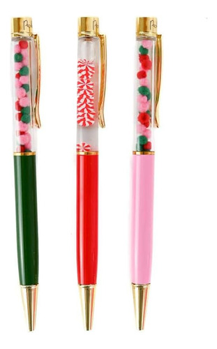 Bolígrafos Decorativos De Navidad Niñas Y Mujeres; Ju...