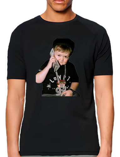 Remera Unisex Hasbulla Teléfono Personalizada Algodón