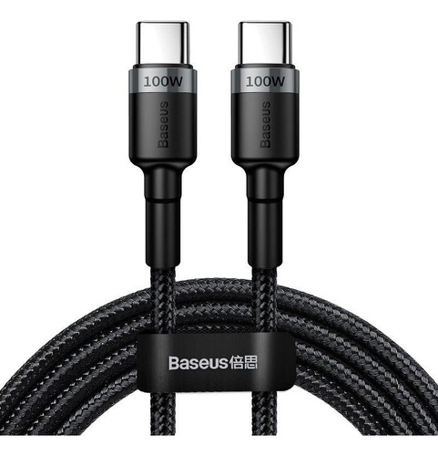 Cable Carga Rapida Baseus Carga Flash Pd2.0 100w Usb-c 2m