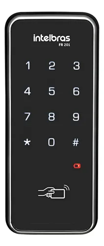 Fechadura Digital de Sobrepor Fr201 Preto Intelbras