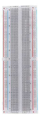 4 Protoboard Transparente 830 Puntos Mb-102 Para Pruebas Pcb