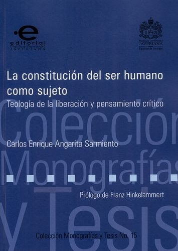 Libro Constitución Del Ser Humano Como Sujeto. Teología De