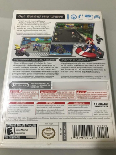 Mário Kart Wii Nintendo Wii Original, Completo (Usado)