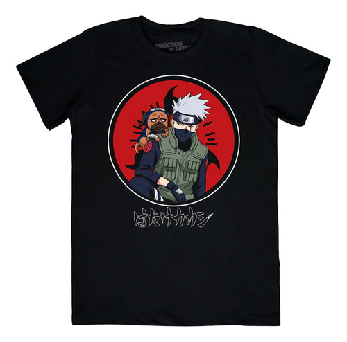 Playera Kakashi Naruto Anime Mascara De Latex