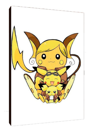 Cuadros Poster Pokemon Pikachu Evolucion 60x90 (mpr 4)