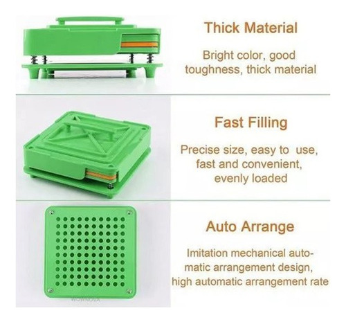 Encapsulador Manual Para Capsulas De #0 100 Orificios