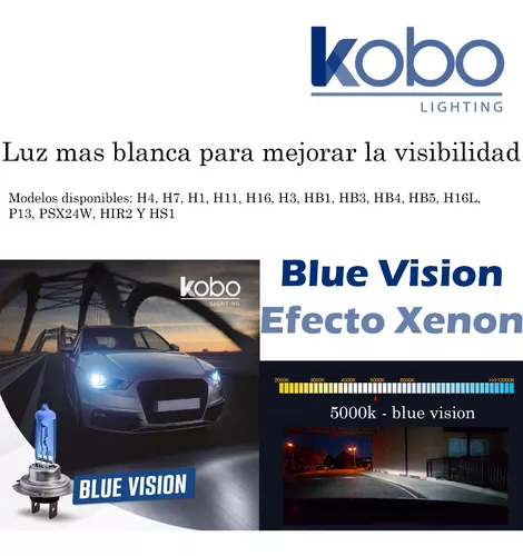 Lampara H1 Blue Vision 55w Efecto Xenon Luz Blanca X2 Envió