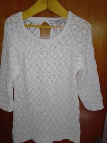 Pullover Calado Blanco Sweet