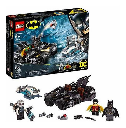 Lego Dc Batman Mr.freeze Batcycle Battle 76118