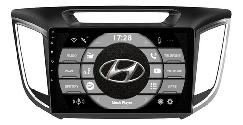 Multimídia Hyundai Creta 2015-2020 3+32gb Carplay