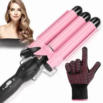 Comprar Rizadora De Cabello Tenaza 3 Tubos Cerámica Rizadora 25mm