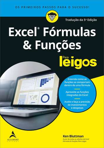 Excel fórmulas e funções Para Leigos, de Bluttman, Ken. Série Para leigos Starling Alta Editora E Consultoria  Eireli, capa mole em português, 2021