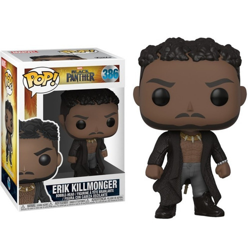 Funko Pop! Erik Killmonger 386 - Black Panther Muñeco