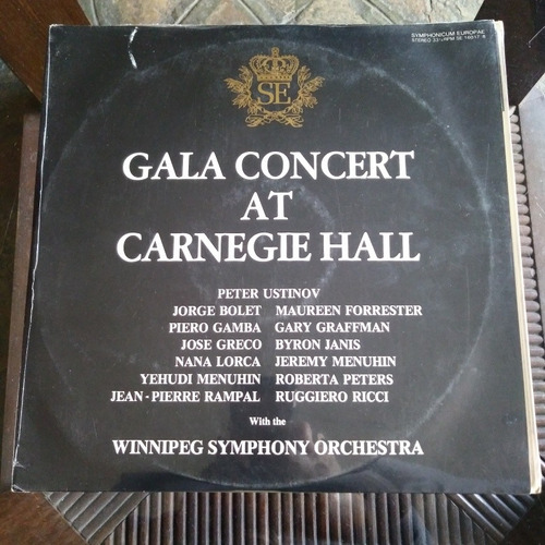 Gala Concert At Carnigie Hall 2 Lp Calidad Nuevo Sellado Lea