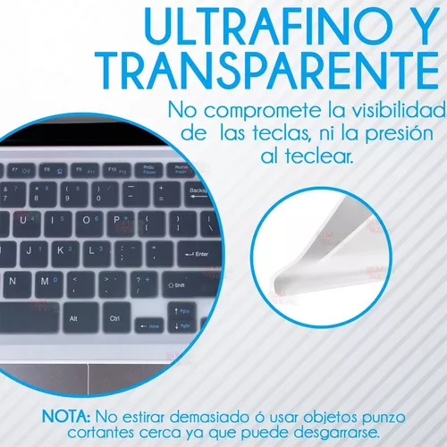 Protector De Teclado Para Portátil En Silicona Transparente De 14