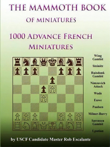 1000 Advance French Miniatures, De Rob Escalante. Editorial Lulu Com, Tapa Blanda En Inglés