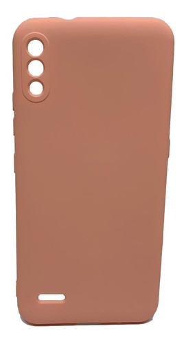 Capinha Celular P/ LG K22 K22+ K22 Plus 6.2 Case Aveludadas Cor Nude Rosa c/ Proteção