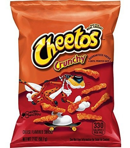 Cheetos Crujiente De Queso Con Sabor Snacks, 2 Onza (pack De