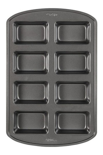 Imagen 2 de 6 de Molde Budin Placa X 8 Cavidades Wilton Titanweb