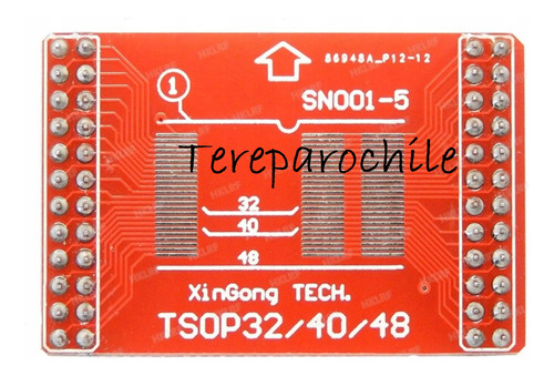 Adaptador Sn001-5 Tsop32/40/48 Para Xgecu Tl866 Ii Minipro