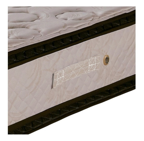 Imagen 3 de 5 de Colchón King de resortes Cannon Resortes Sublime blanco - 200cm x 200cm x 33cm con doble pillow top