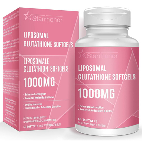 Glutation Liposomal 1000mg 60 Softgels