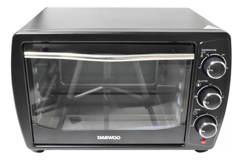 Horno Eléctrico Daewoo 19l 1380w + Accesorios Color Negro