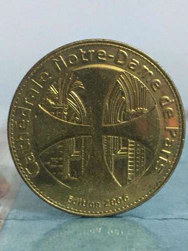 Moneda De Colección Notre Dame De Paris