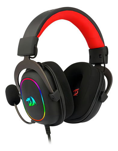 Audifono Gamer Redragon Zeus X H510 Rgb Black Color Negro