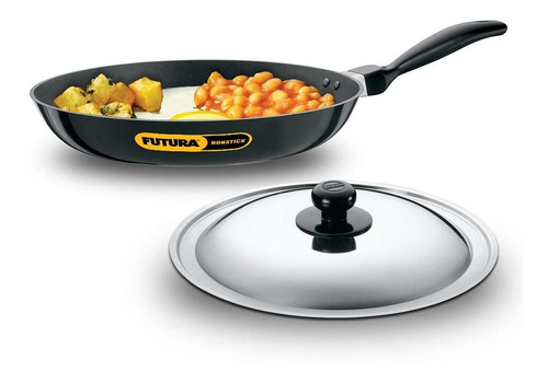 Futura Q31 sarten Antiadherente 12-inch Indian Tapa Acero