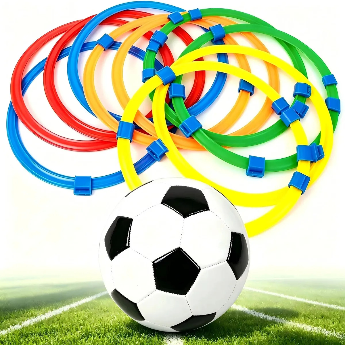 Set de 10 Aros de Agilidad HHads para Entrenamiento Deportivo Infantil