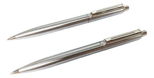 Bolígrafo + Portaminas 0,7 Sheaffer Sentinel Brushed Tinta Negro Exterior Chrome