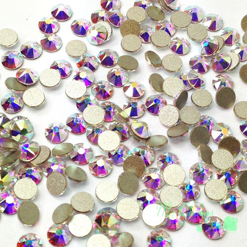 Crystal Ab Swarovski Xirius Plana Espalda Rhineston Mm