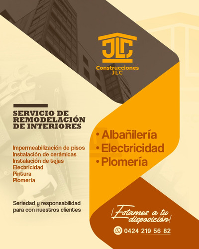 Servicios Generales, Albañileria, Electricidad, Remodelacion