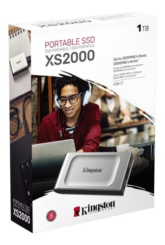 Unidad De Estado Solido Externo Kingston Xs2000 - 1tb - Usb 