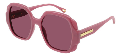 Chloe Pink Square Ladies Gafas De Sol Ch0121s