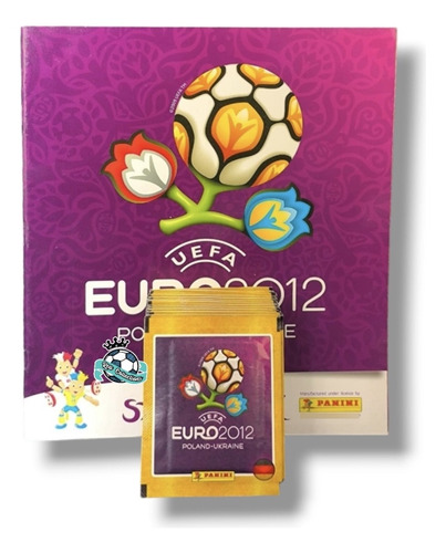 Álbum + 10 Sobres Uefa Euro 2012 (50 Estampas) Panini