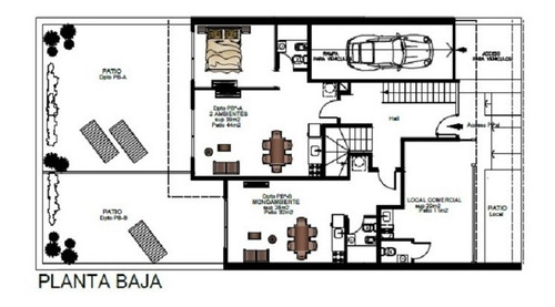 Imagen 4 de 5 de Local Comercial Con Patio Al Frente, Superficie Total 31m2, Sobre Via Publica, A Metros De La Esquina.