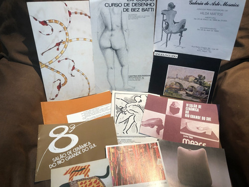 Imagem 1 de 2 de Convites Antigos Exposição De Artes Coleção Anos 80