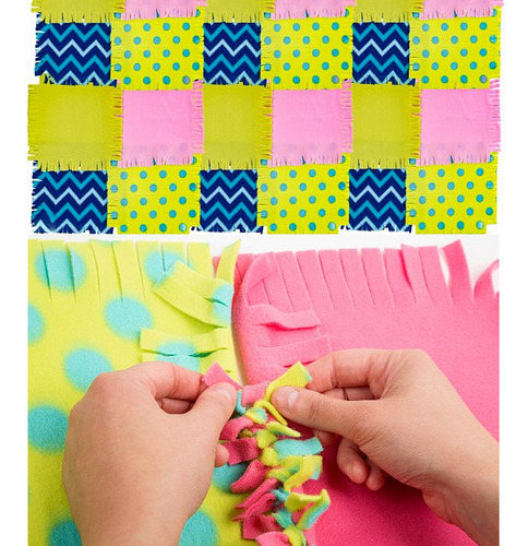 Kit Infantil De Manualidades Mantas De Fieltro Sin Costuras