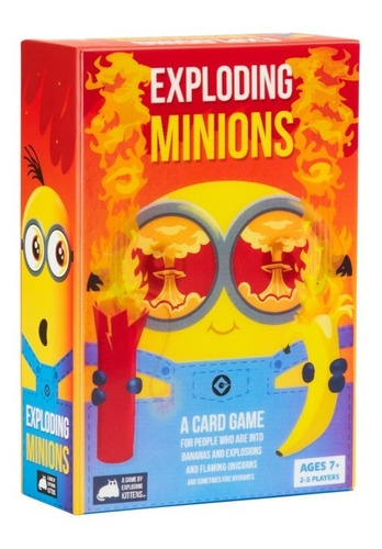 Exploding Kittens Minions - Juego De Mesa Español / Diverti