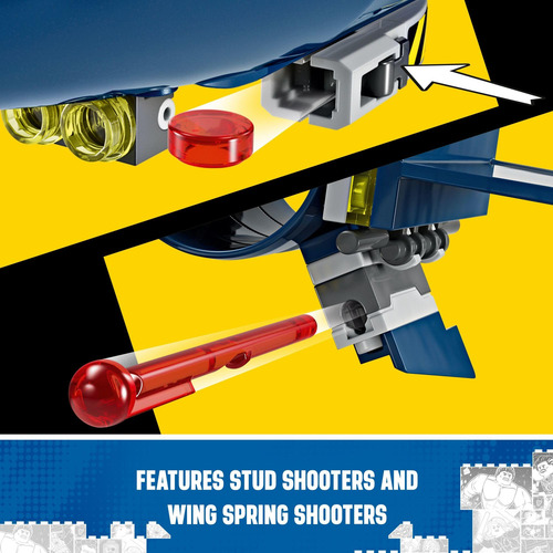 Juguete De Construcción Lego Marvel X-men X-jet 76281 Con 4