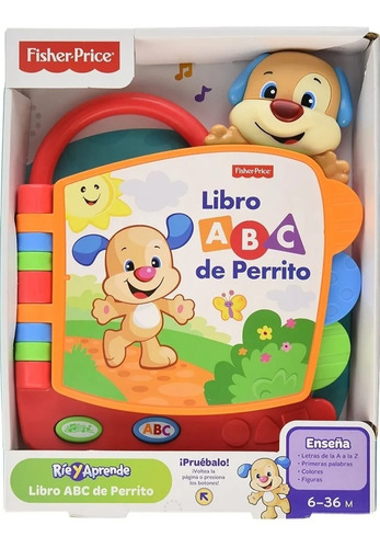 Libro Abc De Perrito Rie Y Aprende Fisher Price En Español