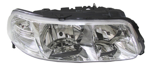 Farola Derecha Para Vw Gol 2000-2006 Cromado Doble Foco Tyc