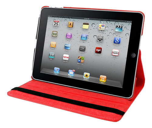 Natico iPad Pro 360 Caso Sintetico Rojo 60ipro360rd
